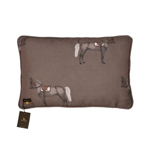 Brown cushion on a white background