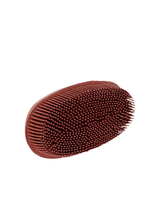 Boomerang Equestrian - Premiere Rubber Face Brush Red