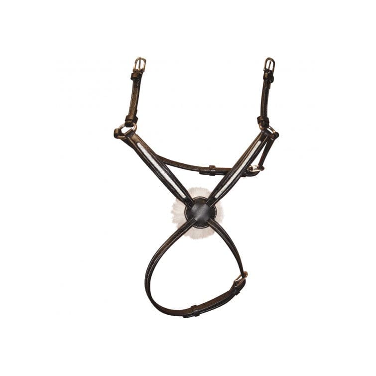 Boomerang Equestrian - Privilege Equitation Flags & Cups Mechelen Grackle Noseband Brown