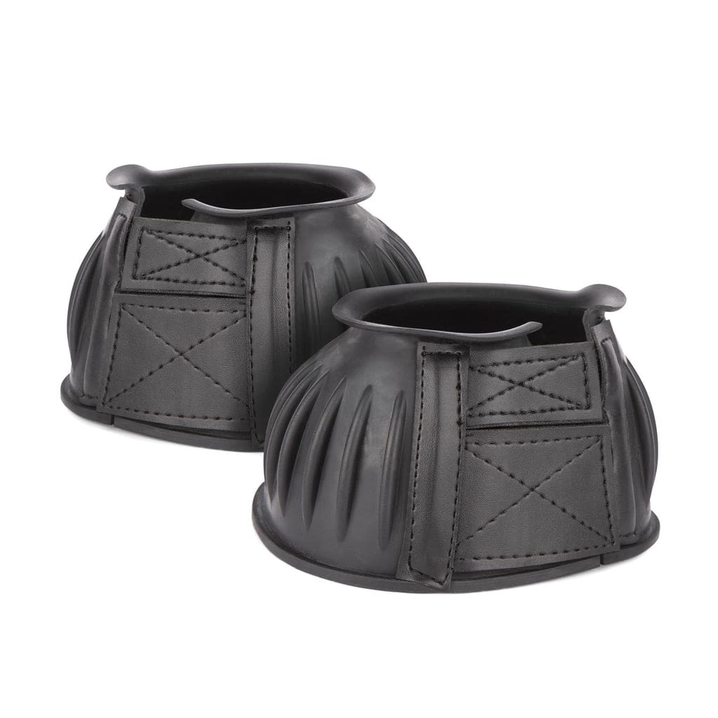 Boomerang Equestrian - ProTack Velcro Over Reach Boots Black