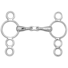  Protack Continental French Link 3 Ring Gag Bit - 4.5 - Bit