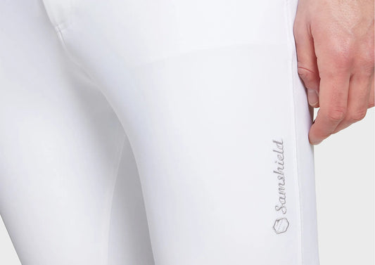 Boomerang Equestrian - Samshield Men's Knee Grip Breeches Raphael White