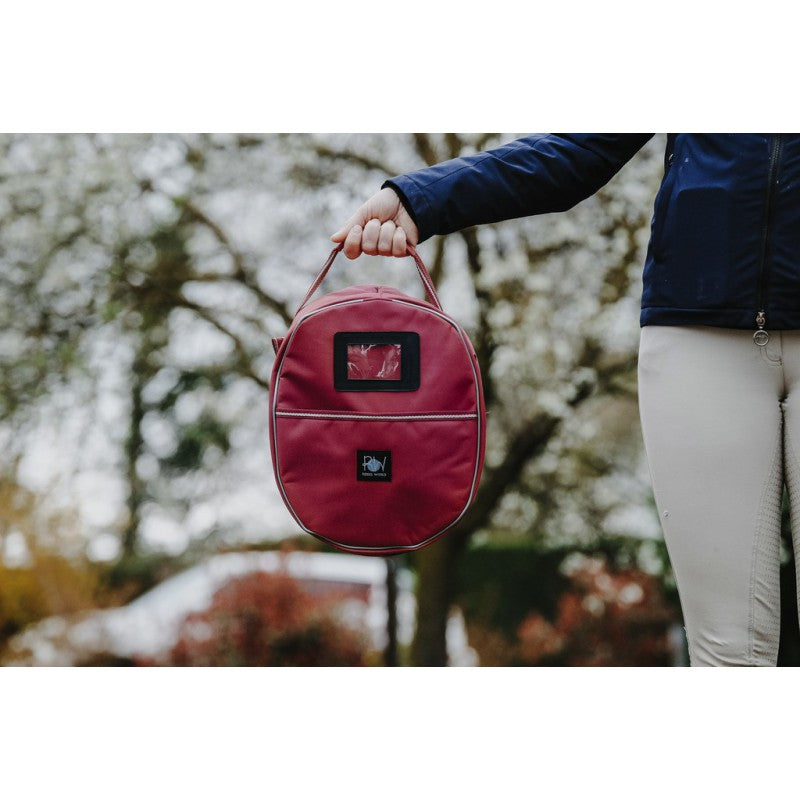 Boomerang Equestrian - Riding World Helmet Bag Burgundy