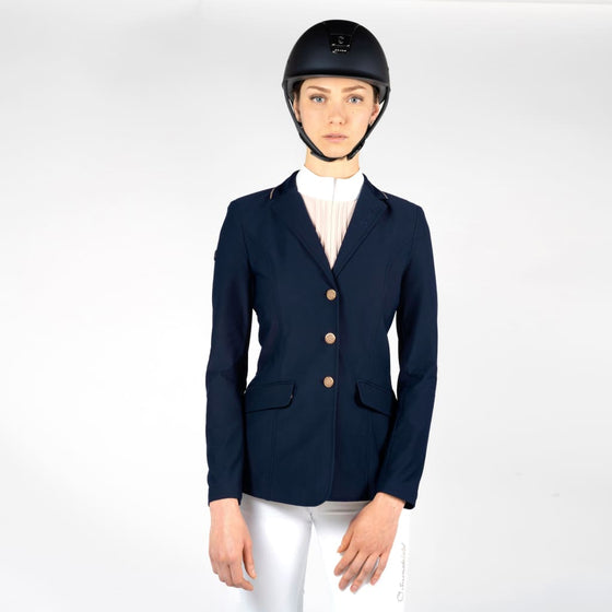 Samshield Ladies Competition Jacket Florida Crystal Fabric Navy/Rose - Apparel & Accessories