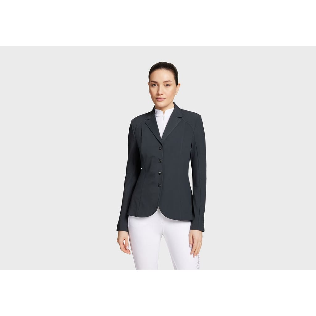 Boomerang Equestrian - Samshield Ladies Competition Jacket Olympe Ultralight Crystal Anthracite Texturized
