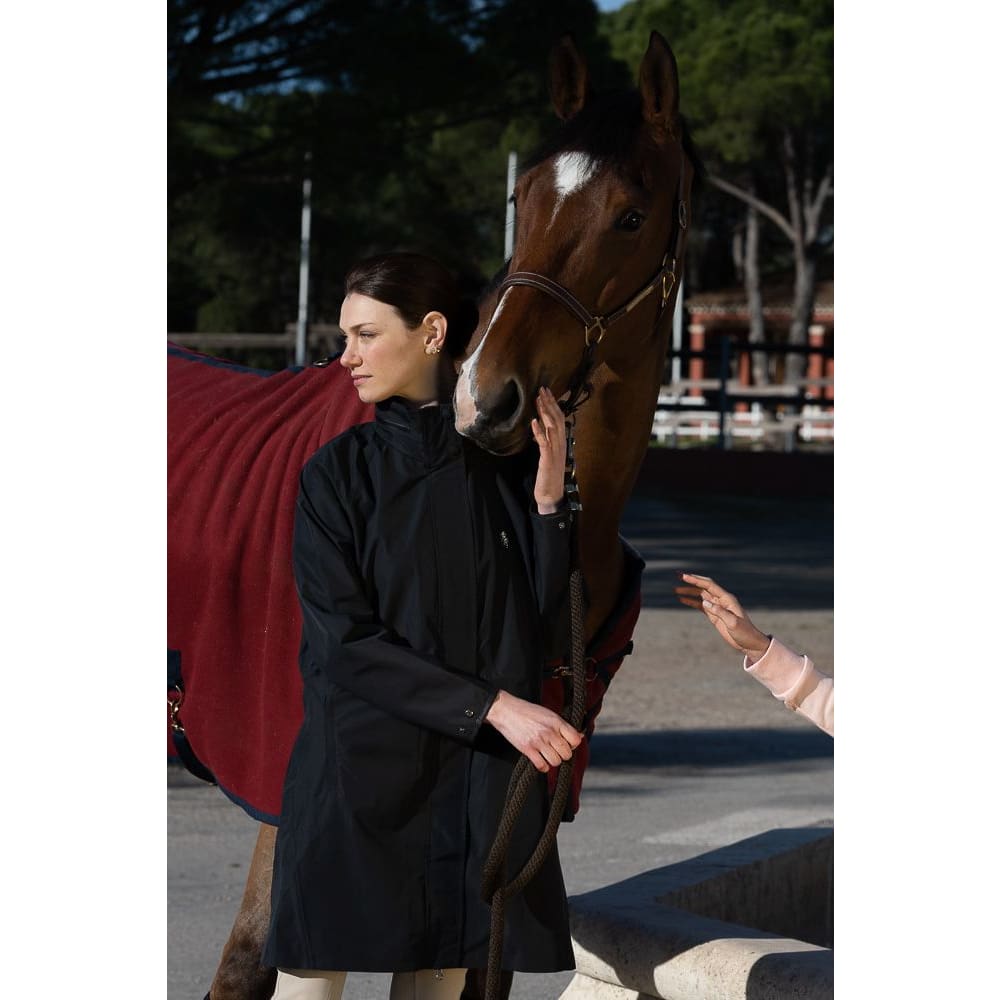 Boomerang Equestrian - Samshield Ladies Long Raincoat Liv Black