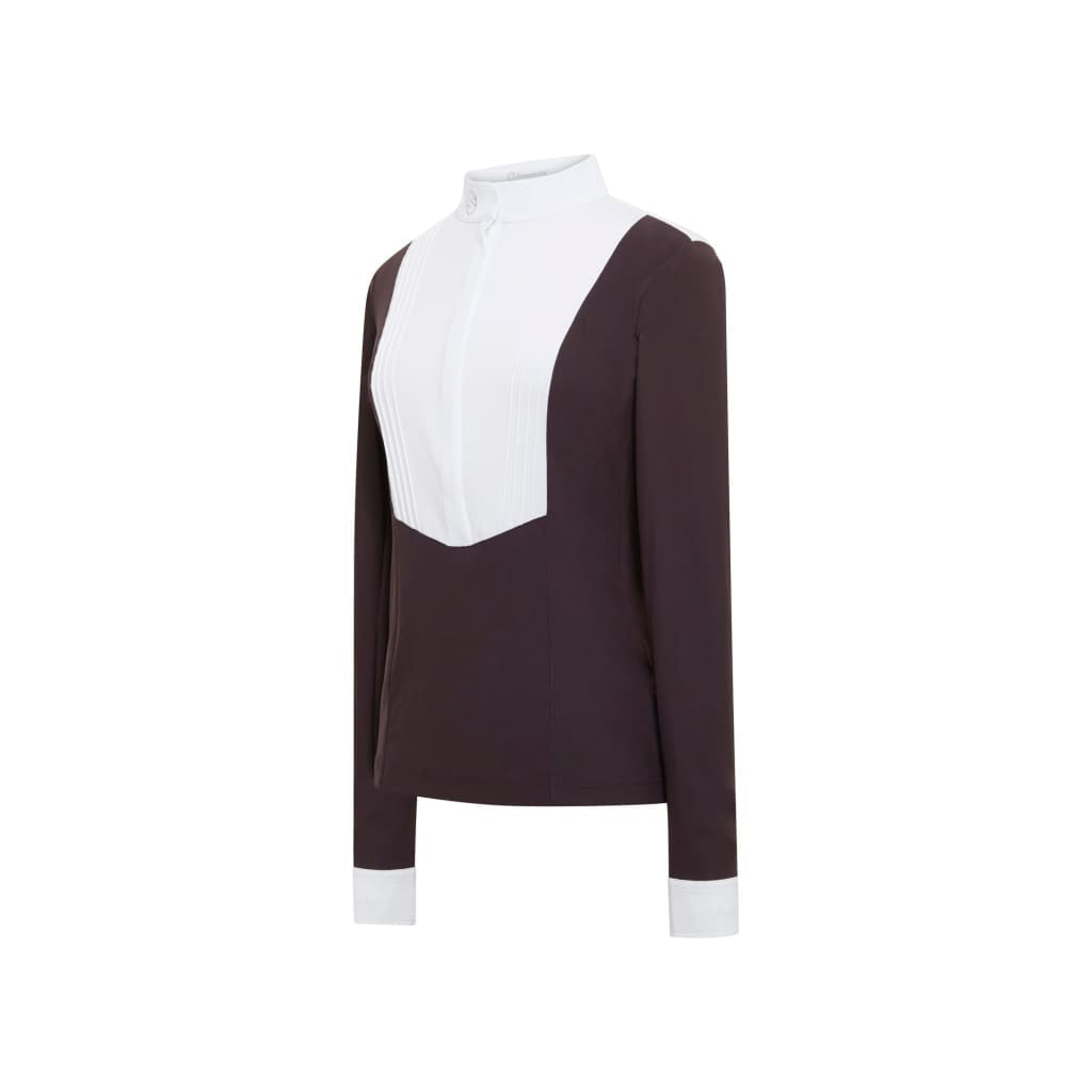 Boomerang Equestrian - Samshield Ladies Long Sleeved Competition Shirt Sophia Aubergine