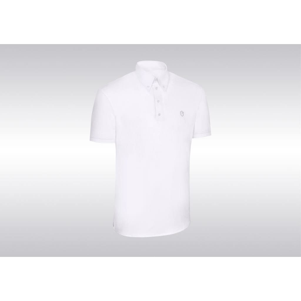 Boomerang Equestrian - Samshield Men's Competition Polo Shirt Charles White