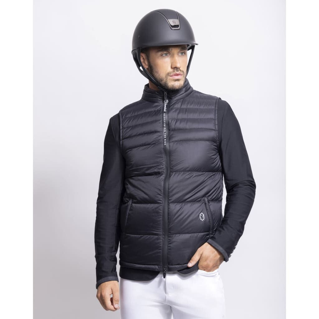 Boomerang Equestrian - Samshield Men's Down Vest Avoriaz Navy