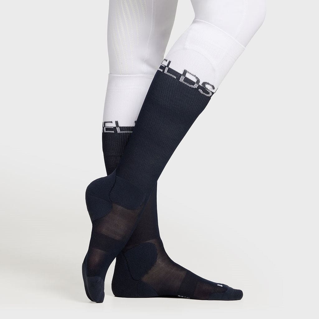 Boomerang Equestrian - Samshield Unisex Balzane Domi Socks Navy
