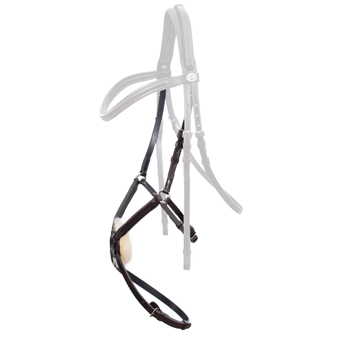 Boomerang Equestrian - Schockemohle Auckland Grackle Noseband Black