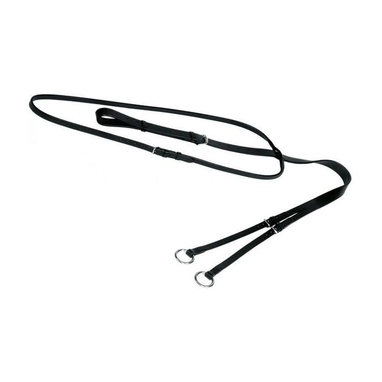 Boomerang Equestrian - Schockemohle Running Martingale "Adjustable Gold" Antique Brown/Gold