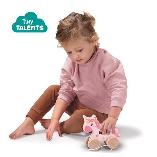 Boomerang Equestrian - SES Push & Pull Wooden Unicorn