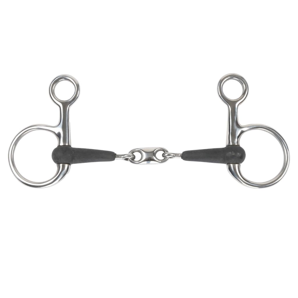 Boomerang Equestrian - Shires Equikind + Hanging Cheek Peanut Link Bit