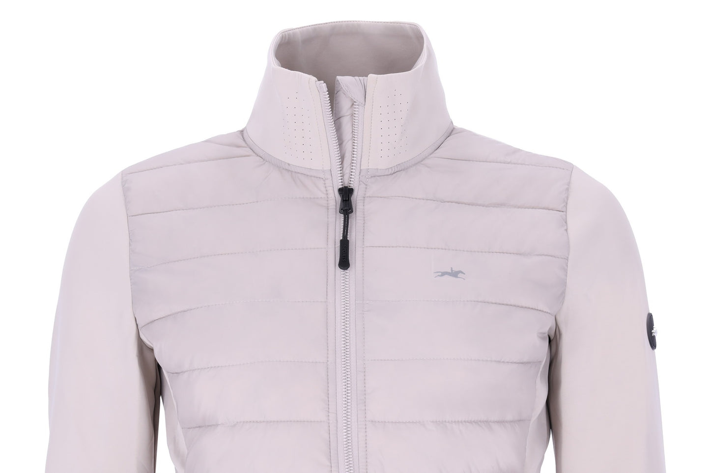 Grey sporty jacket on a white background