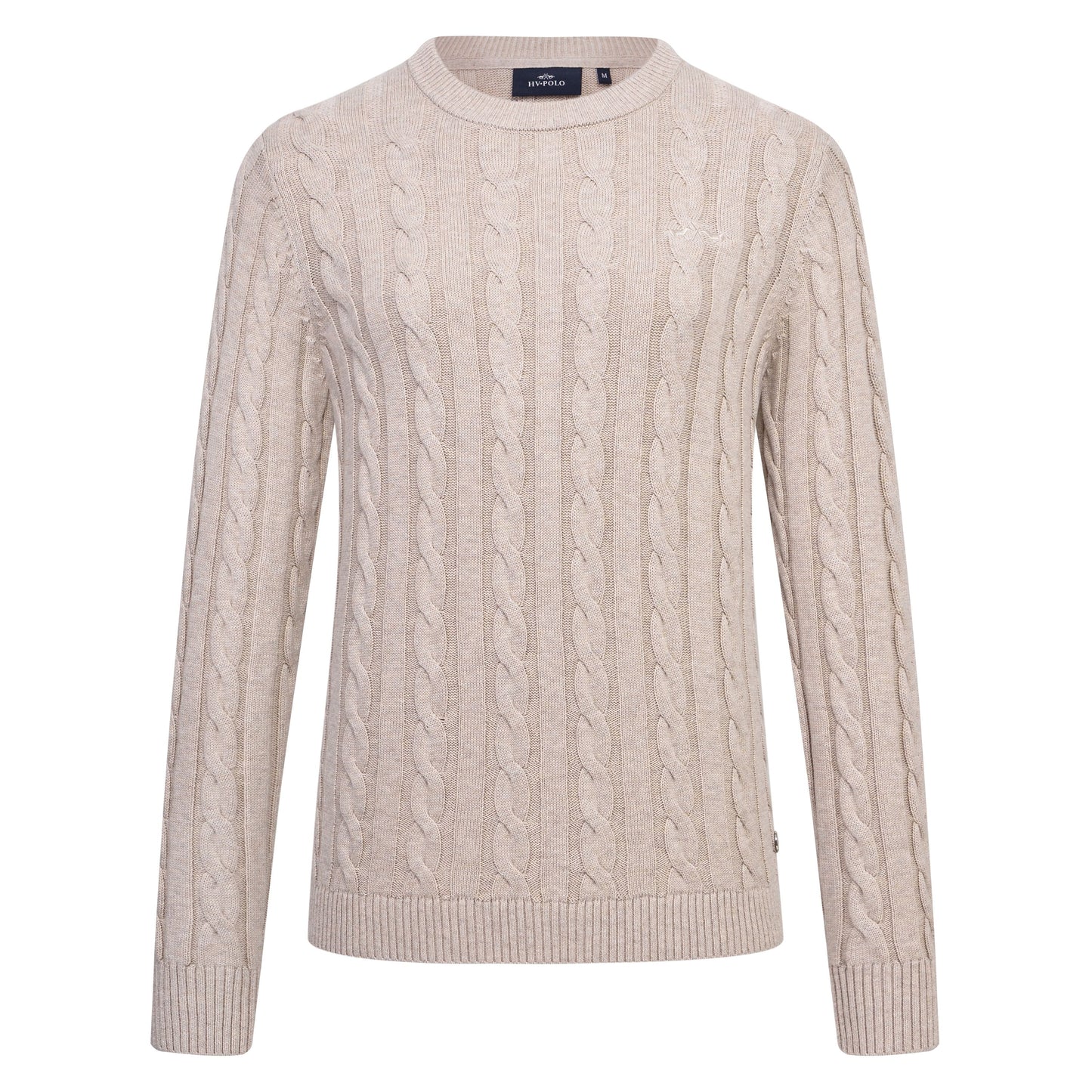 Beige knit on a white background