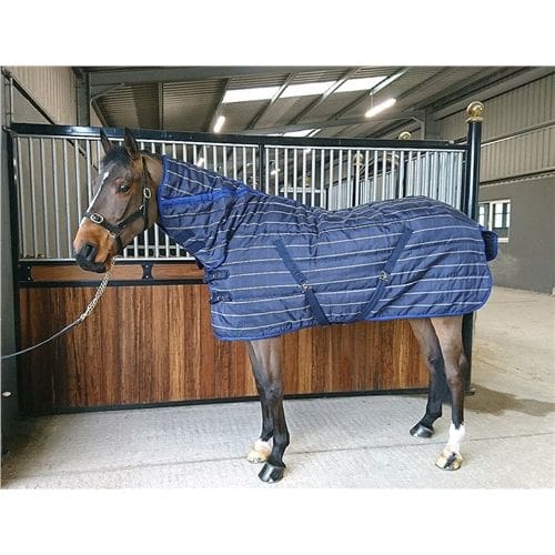Boomerang Equestrian - Turfmasters Comfort Quilt Stable Rug 300 g Full Neck Navy