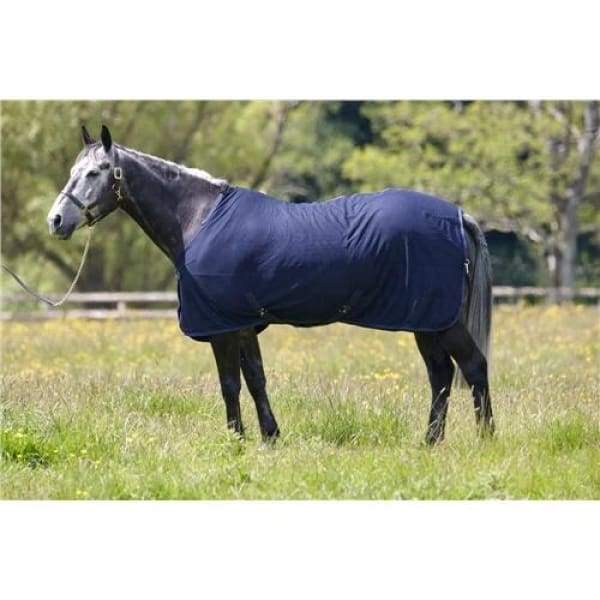 Boomerang Equestrian - Turfmaster Mesh and Fleece Cooler Rug Navy