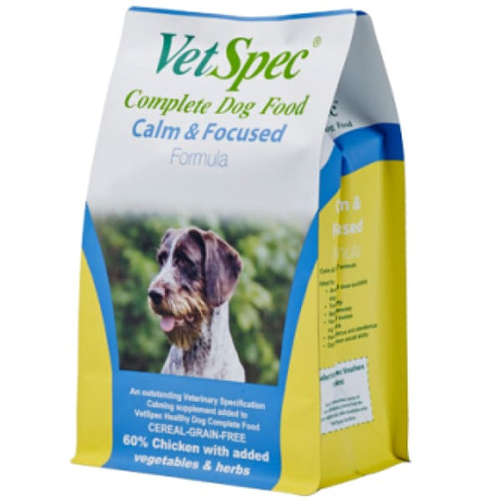 VetSpec Calm & Focused Formula 2Kg Premium Complete - Dog Feed