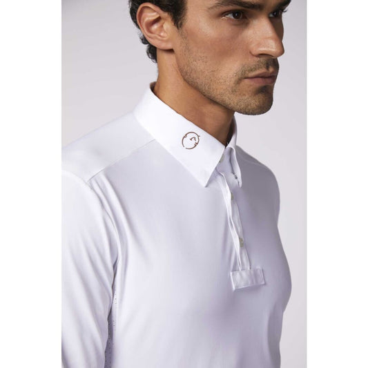 Boomerang Equestrian - Vestrum Men's Tenno Longsleeved Competition Shirt White