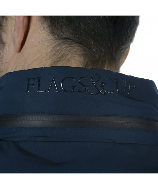 Boomerang Equestrian - Flags & Cups Waterlo Men's Technical Down Jacket Navy