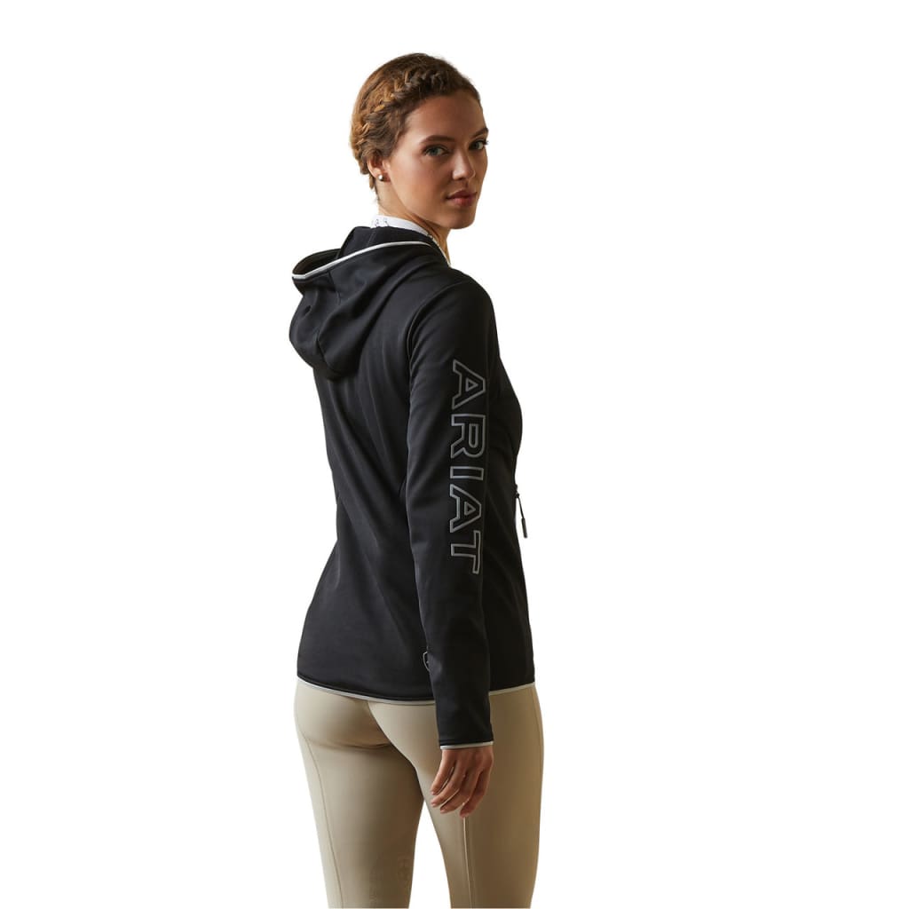 Boomerang Equestrian - Ariat Ladies Byron Full Zip Sweatshirt Black