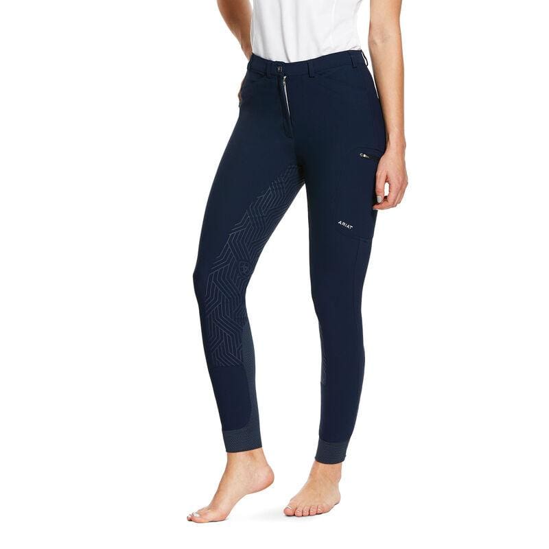 Boomerang Equestrian - Ariat Ladies Triton Grip Full Seat Breeches Navy