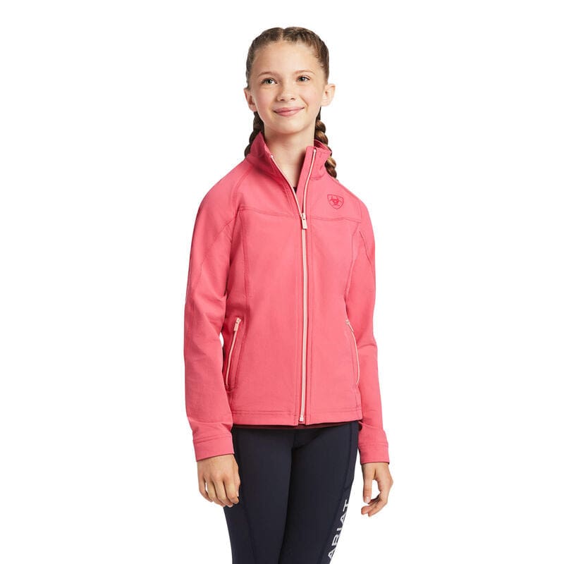 Boomerang Equestrian - Ariat Youth Agile Softshell Jacket Party Punch