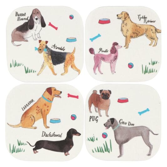 Boomerang Equestrian - Bamboo Dog Coaster