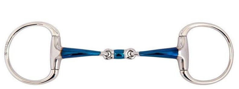 Boomerang Equestrian - BR Double Jointed Eggbutt Snaffle Sweet Iron Bit