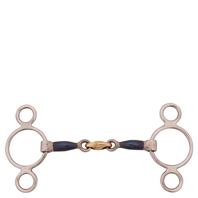 Boomerang Equestrian - BR Sweet Iron Pessoa 3 Ring Gag With Lozenge