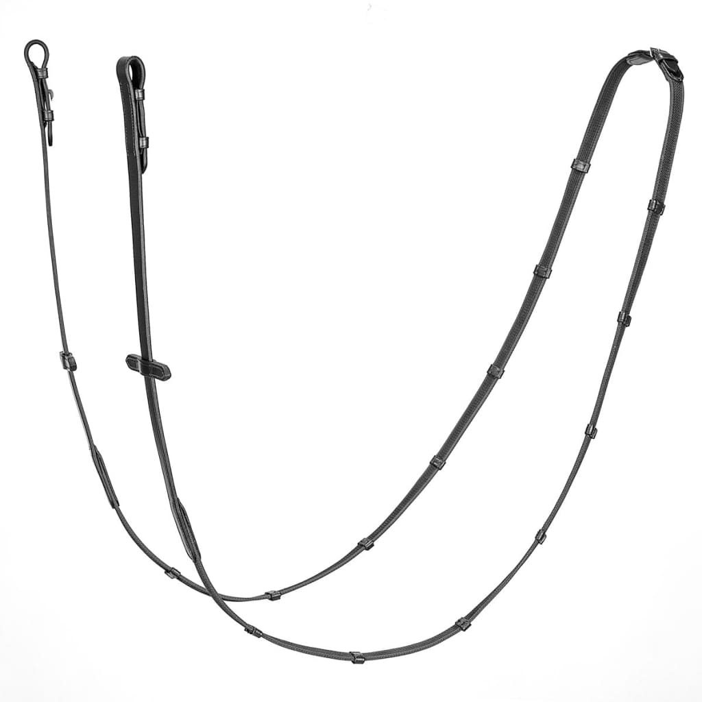 Boomerang Equestrian - Equiline Antislip Reins Black - BJ151