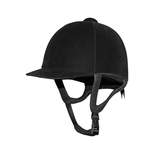Boomerang Equestrian - Gatehouse Jeunesse Velvet Riding Hat Black