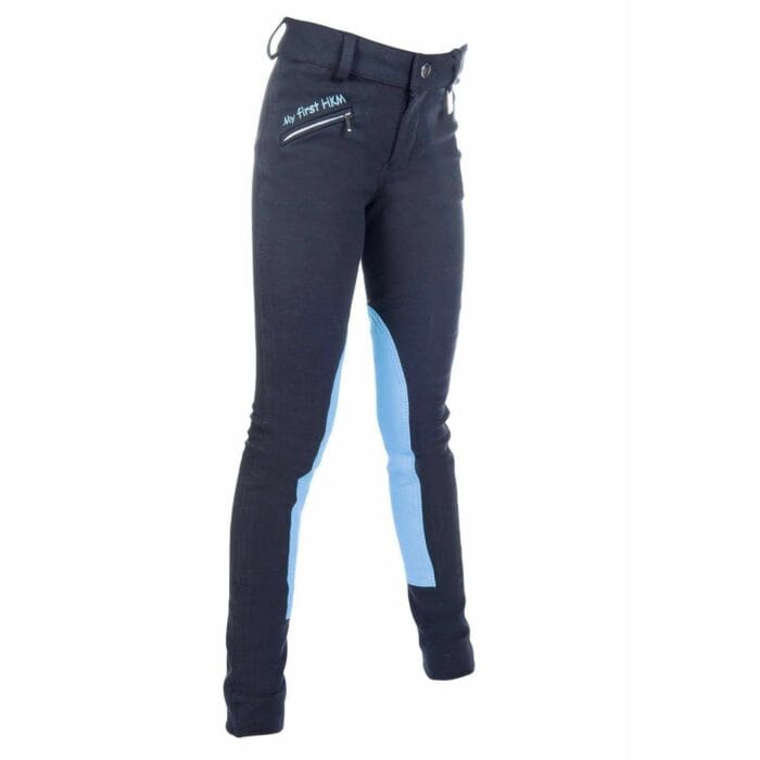 Boomerang Equestrian - HKM My First Breeches Dark Blue/Turquoise