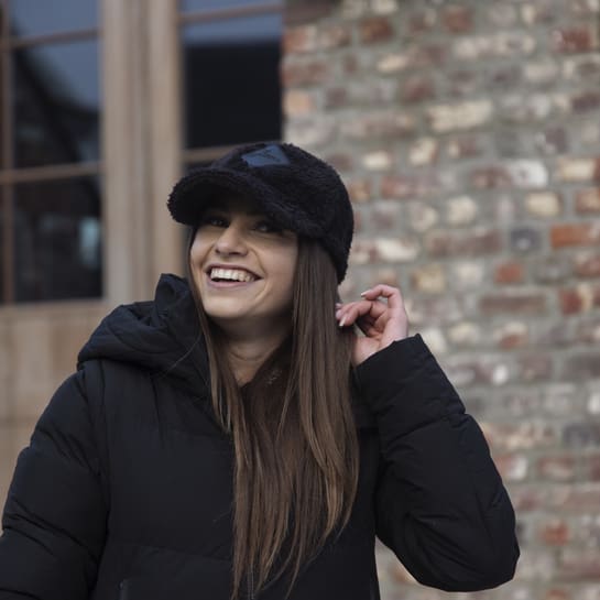 Boomerang Equestrian - Kentucky Teddy Fleece Baseball Cap Black