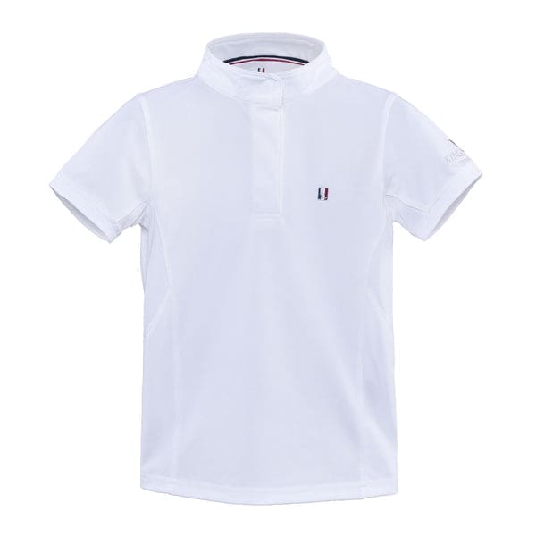Boomerang Equestrian - Kingsland Girl's Classic Showshirt White