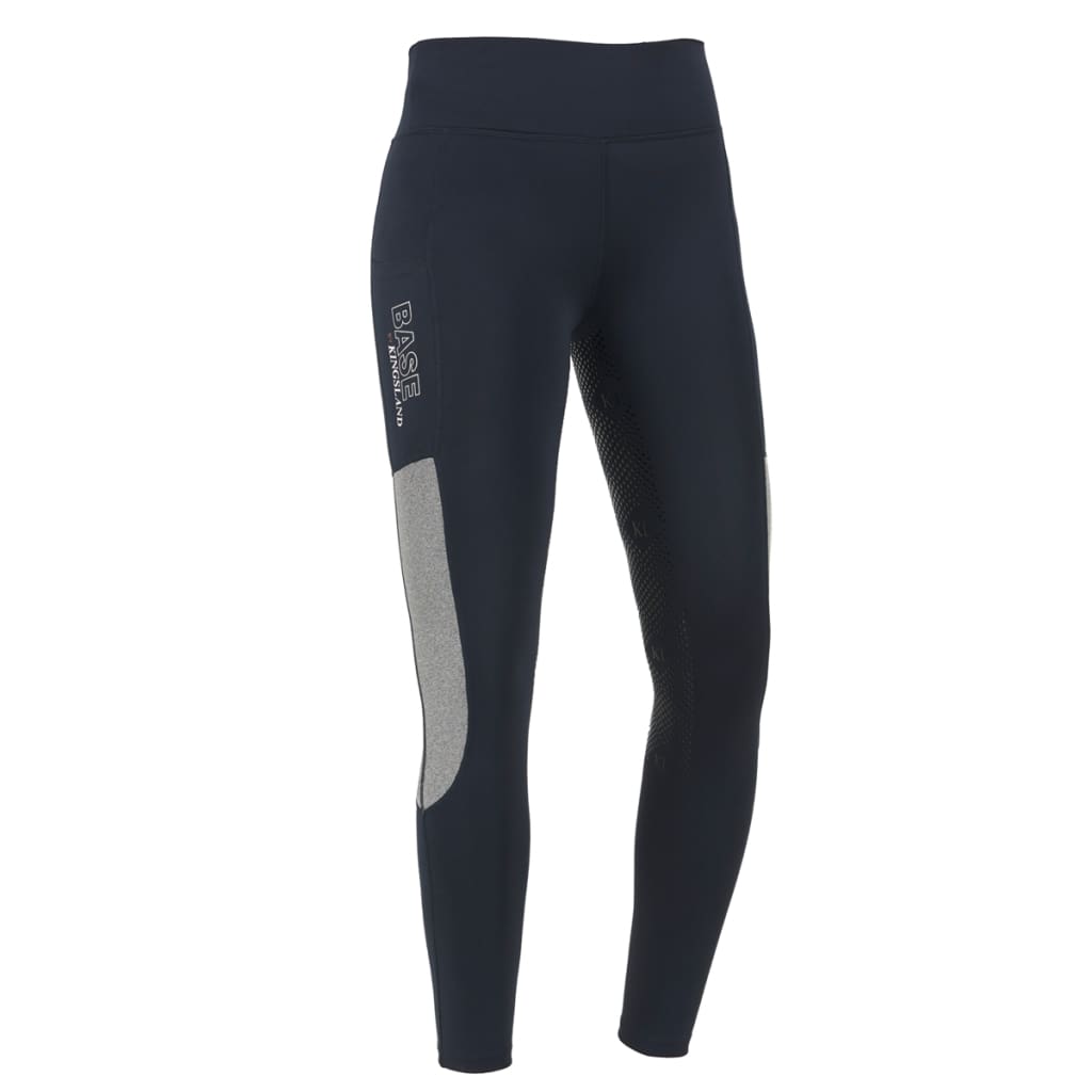 Boomerang Equestrian - KL Ladies F-Tec5 F-Grip Riding Tights Miranda Navy/Light Grey