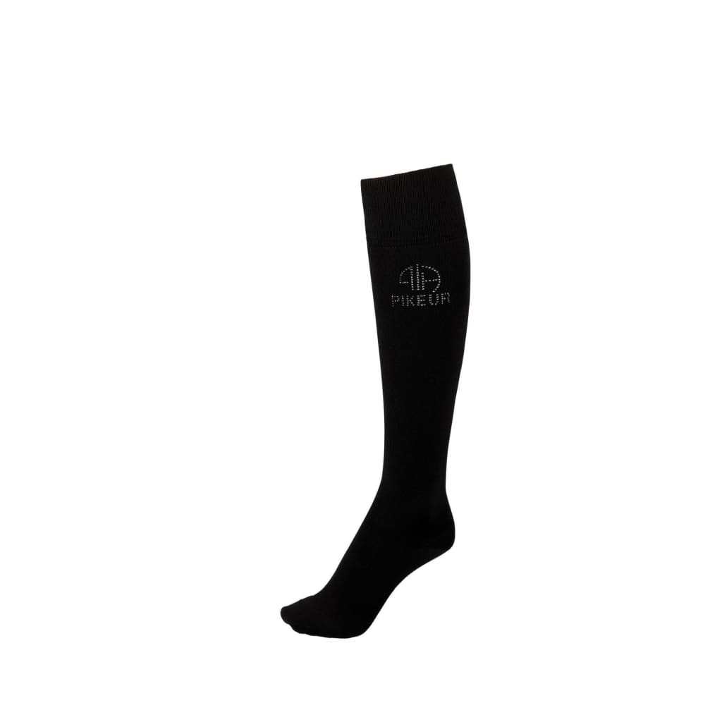 Boomerang Equestrian - Pikeur Ladies Knee Socks With Rhinestones Black