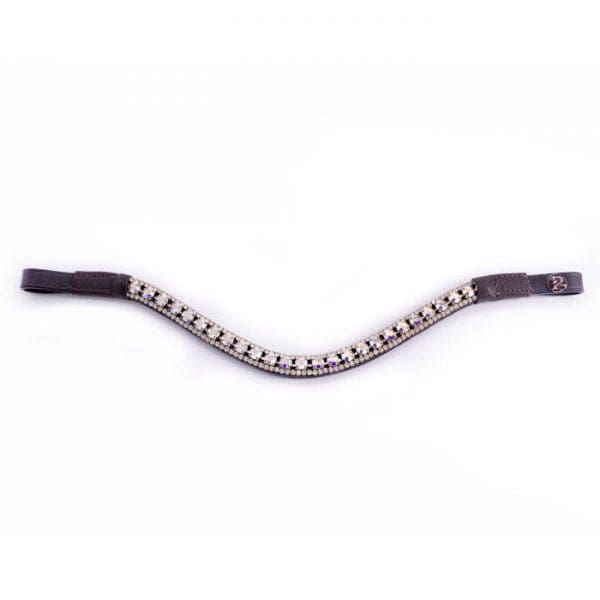 Boomerang Equestrian - Pimlico Cotton Candy Browband Black