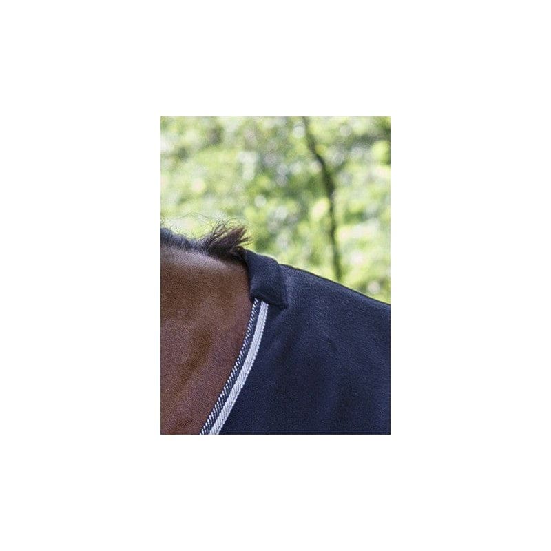Boomerang Equestrian - Riding World Polar Fleece Rug Black/Grey Binding