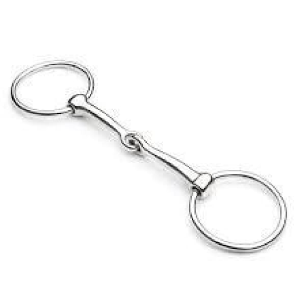 Boomerang Equestrian - Shires Jointed Mouth Loose Ring Snaffle