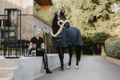 Luxury stable show rug with anti-rub lining – ideal for competition days