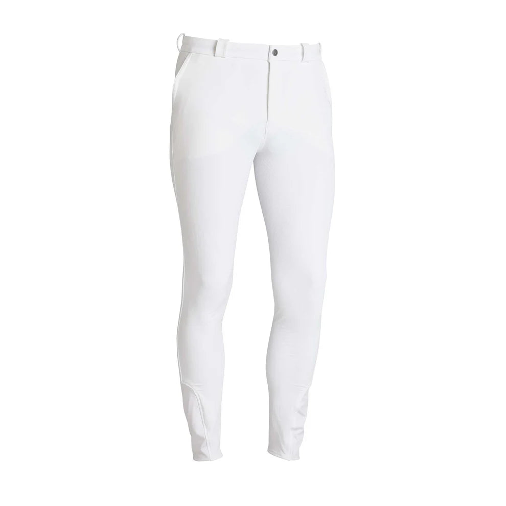 Boomerang Equestrian - Kingsland Men's Kenton E-Tec Knee Grip Breeches White