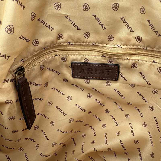 Boomerang Equestrian - Ariat Ladies Canvas Duffle Bag Brown