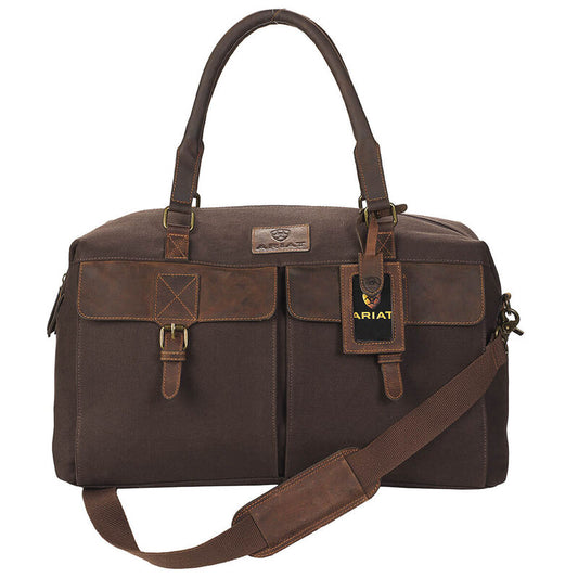 Boomerang Equestrian - Ariat Ladies Canvas Duffle Bag Brown