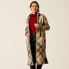 Ariat Ladies Ballston Cardigan Oatmeal Plaid