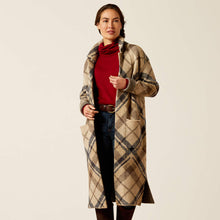  Ariat Ladies Ballston Cardigan Oatmeal Plaid