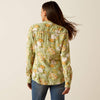 Ariat Ladies Clarion Long Sleeved Blouse Rosegarden Print