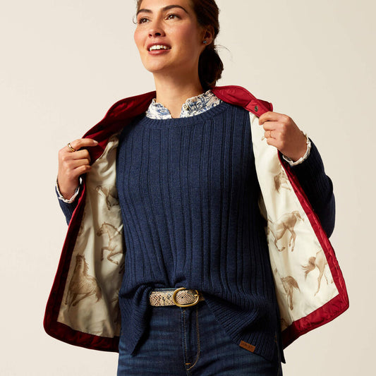 Boomerang Equestrian - Ariat Ladies Woodside Vest Rubaiyat