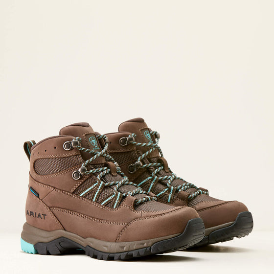 Ariat Ladies Skyline Summit H20 Boots Bitter Brown/Aqua